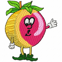 Funny Veggies Embroidery Design 3